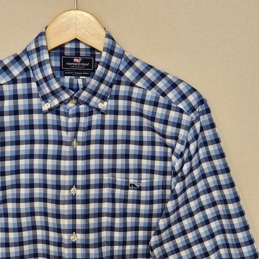 Vineyard Vines Performance Slim Fit Tucker Shirt M